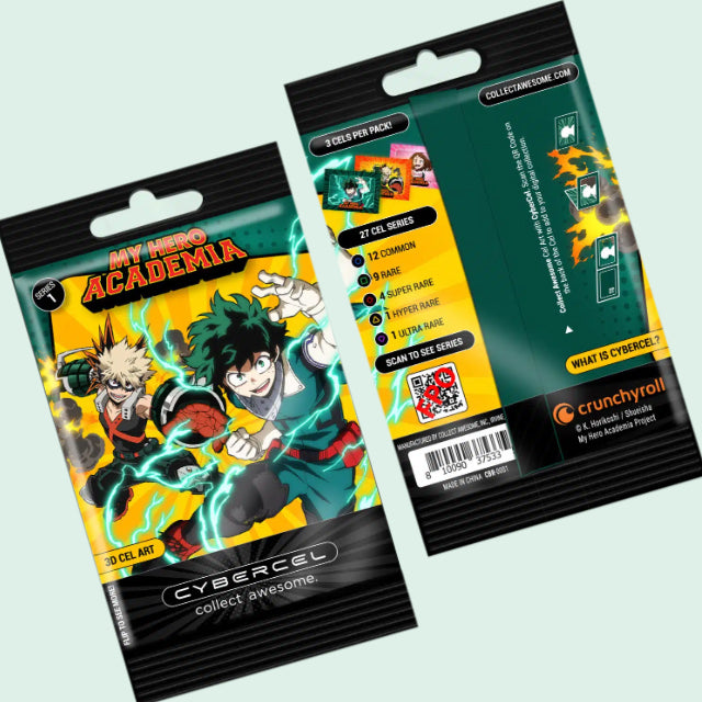 My Hero Academia Series 1 Cybercel 3D Cel Art Collectible Pack