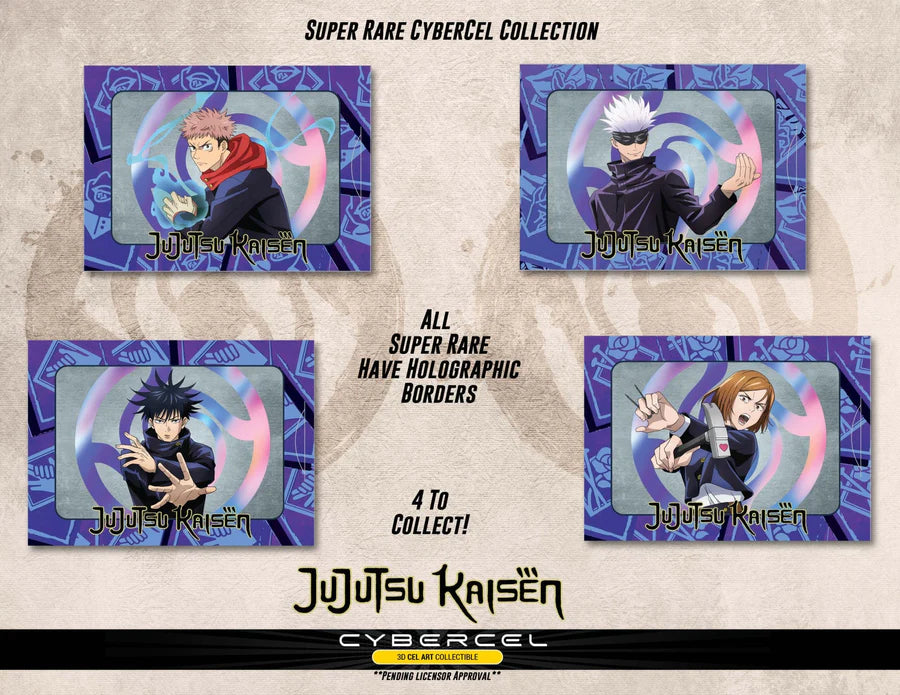 Jujutsu Kaisen Series 1 Cybercel 3D Cel Art Collectible Pack