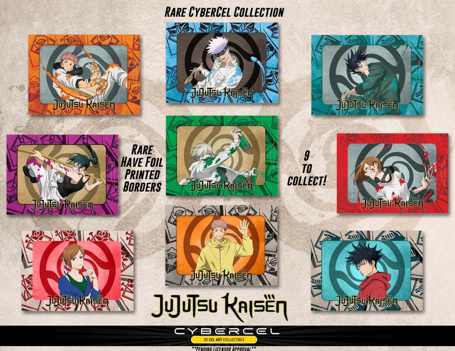 Jujutsu Kaisen Series 1 Cybercel 3D Cel Art Collectible Pack