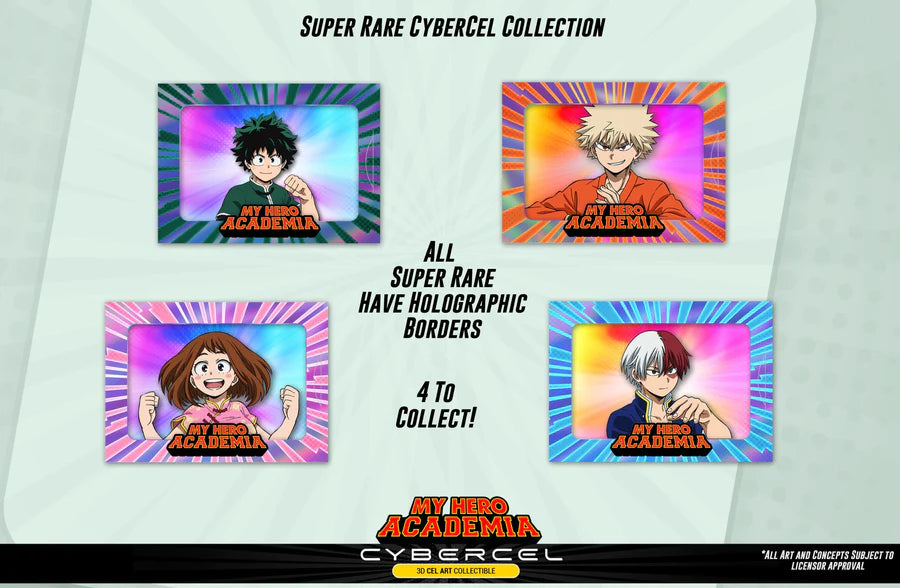 My Hero Academia Series 1 Cybercel 3D Cel Art Collectible Pack