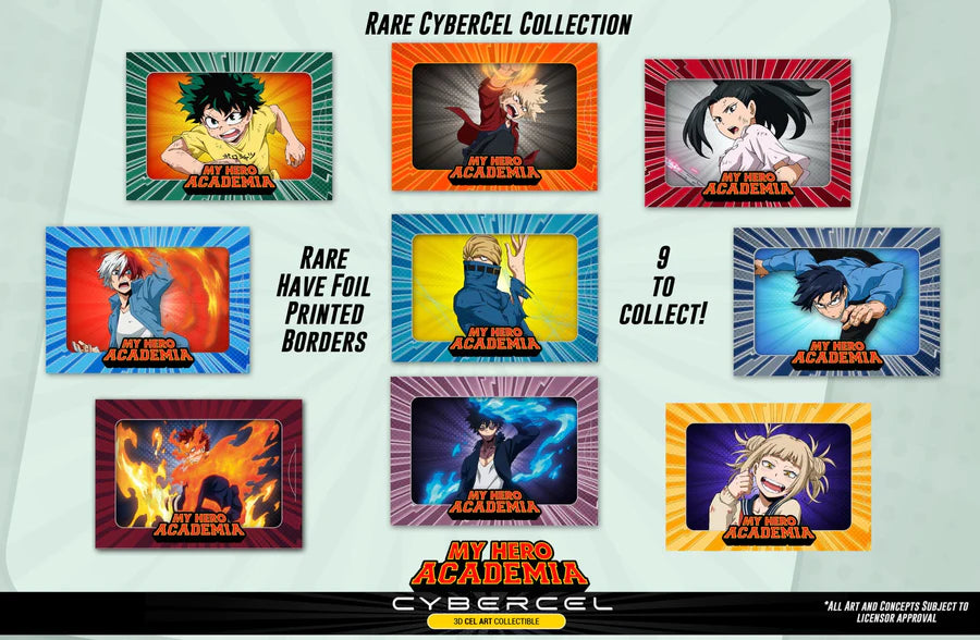 My Hero Academia Series 1 Cybercel 3D Cel Art Collectible Pack