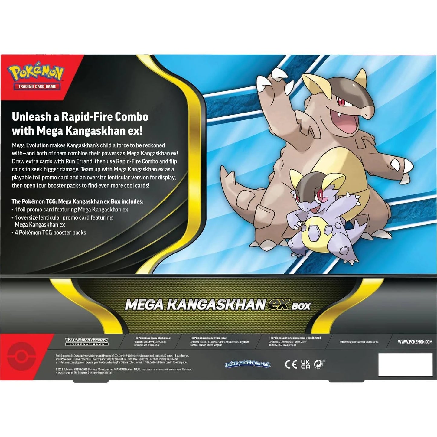 (Preorder 12/5) Pokemon TCG: Mega Kangaskhan ex Box