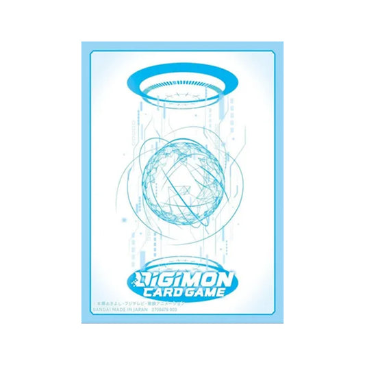 Digimon Card Game Official Sleeves: 2024 White Blue