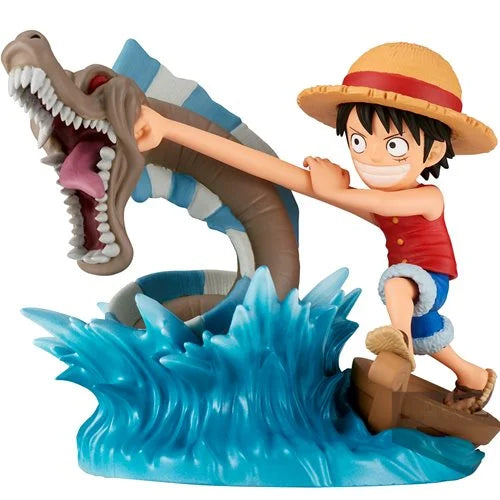 One Piece Monkey D. Luffy vs Local Sea Monster Log Stories World Collectibles Mini-Figure