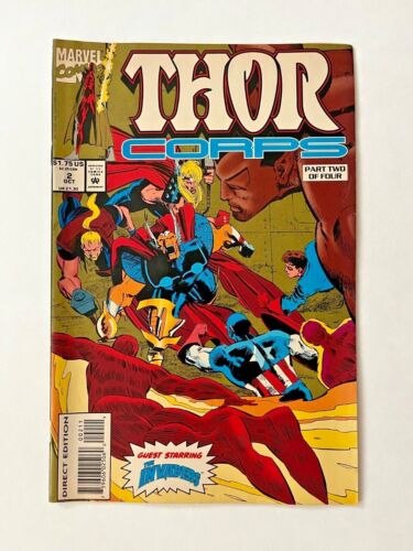 1993 Marvel Comics - Thor Corps #2 (Part Two of Four) Direct Edition - Good Condition